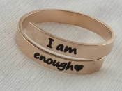 I Am Enough Ring