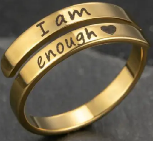 I Am Enough Ring